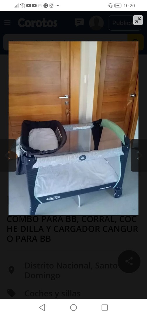 muebles - Corral para Bebe