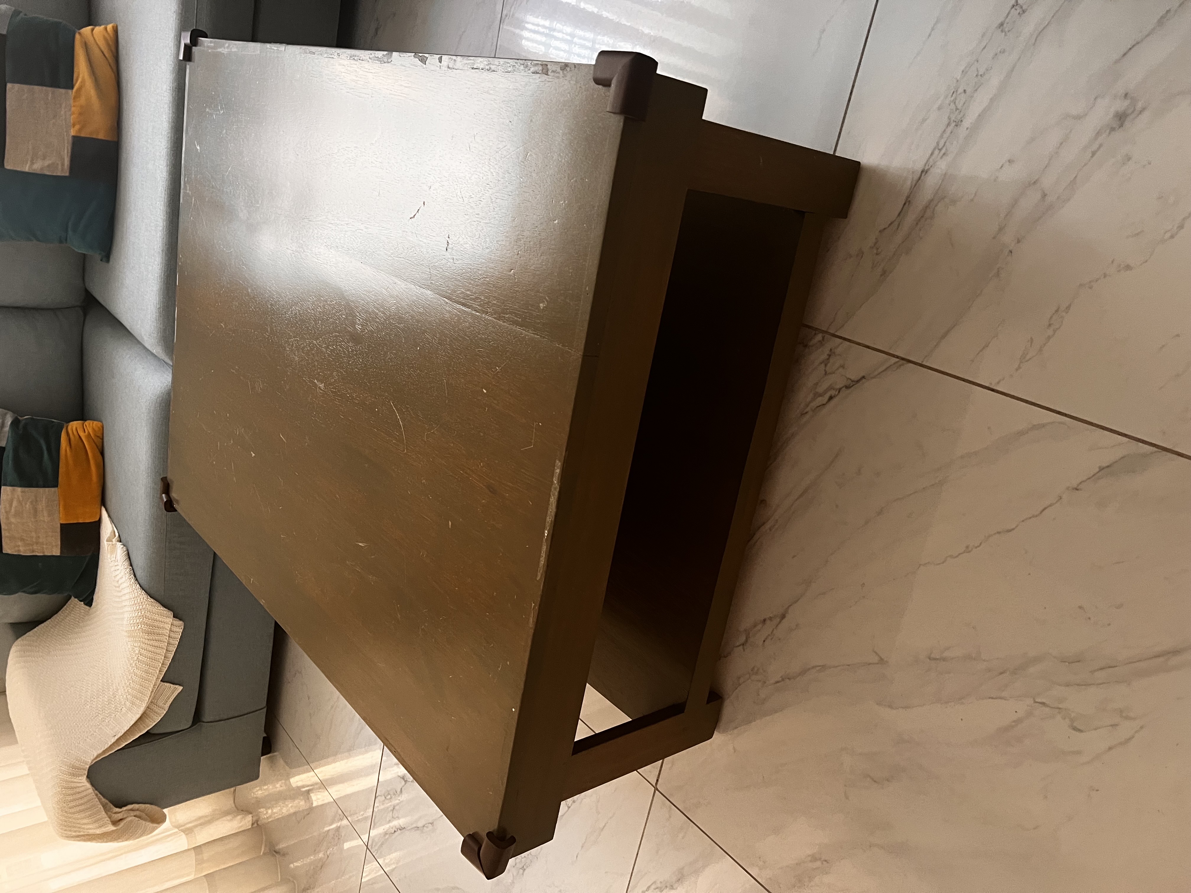 muebles y colchones - OPORTUNIDAD mesa para juegos y sala con tope 0