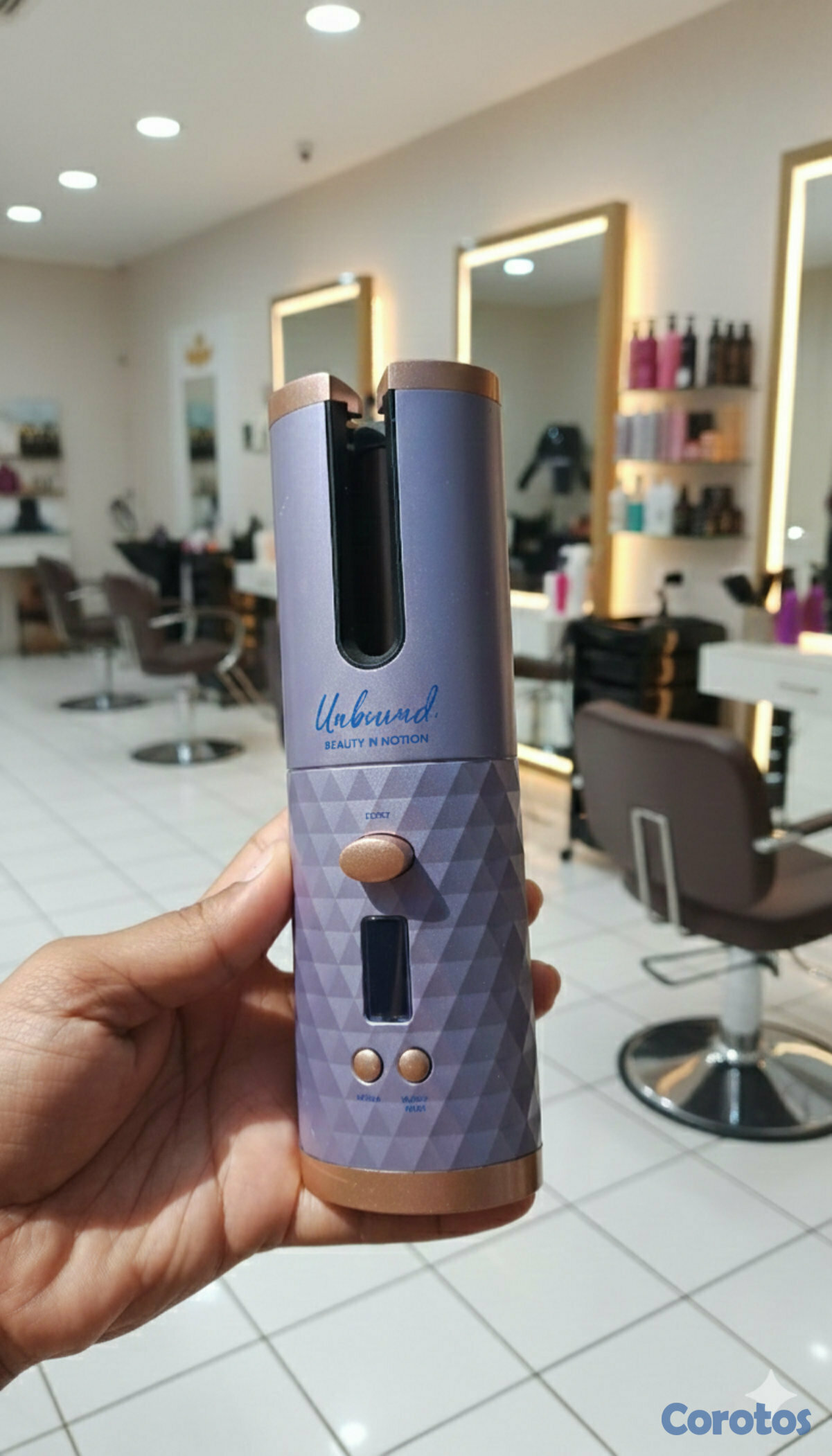 ropa para mujer - Rizador giratorio de cabelloRecargable Tipo CLa Romana San Carlos 1