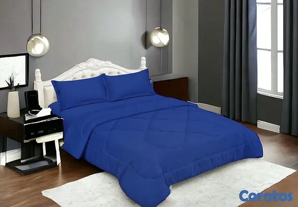 muebles y colchones - juego de colcha 3 pieza para cama de 60  2