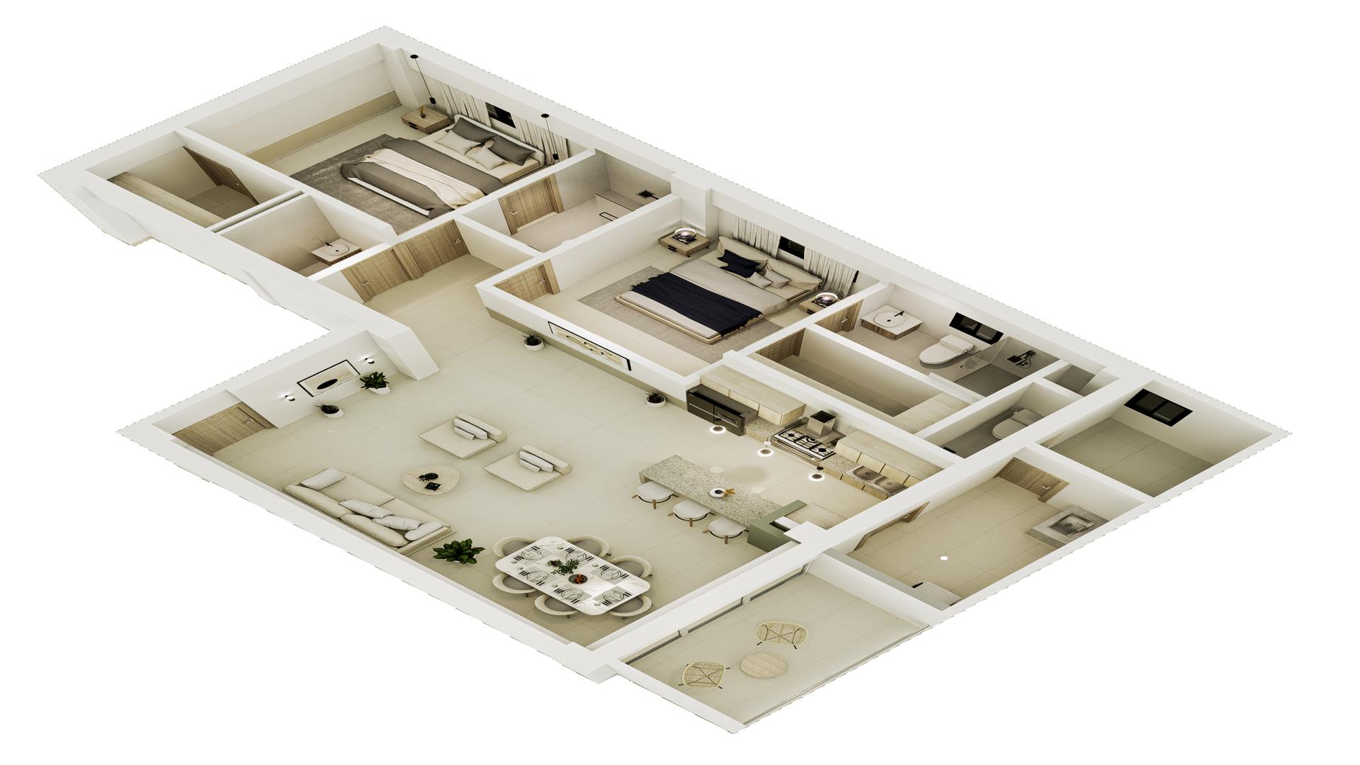 apartamentos - BELLOS APARTAMENTOS EN VENTA EL MILLONCITO 6