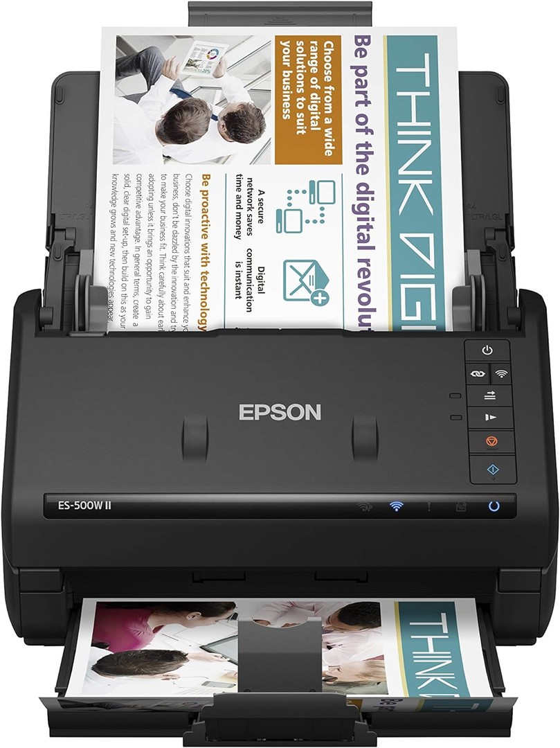 impresoras y scanners - Epson Workforce ES-500W II Escáner de documentosinalámbrico color dúplex con ADF 1