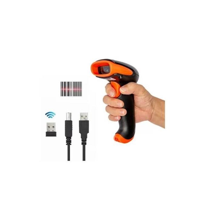 accesorios para electronica - Lector de codigo de barras inalambrico y USB recargable  0
