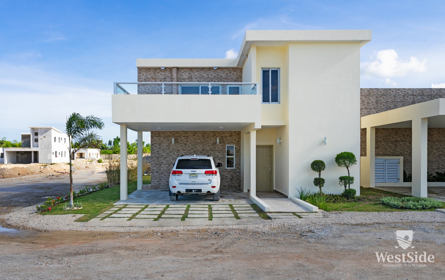 casas vacacionales y villas -  Villas en Punta Cana, Con Impresionantes área social. En Construcción y Plano