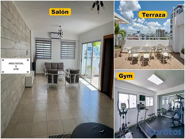 apartamentos - ALQUILO APTO de 1 HAB, 7MO. NIVEL, BALCON, ENS. PIANTINI, TORRE ARMONIA 17 11