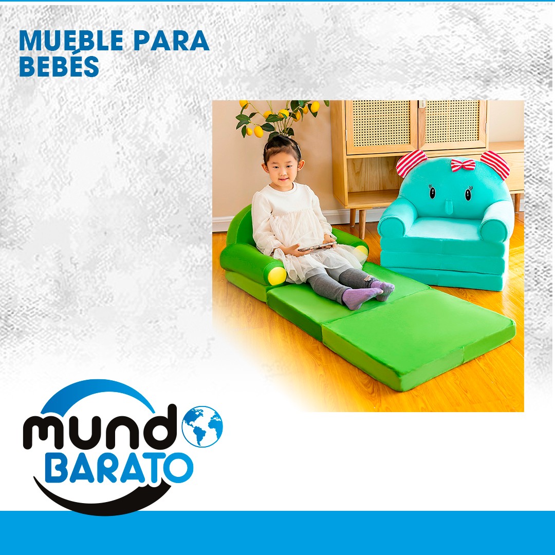 juguetes - SOFA PLEGABLE MUEBLE PARA BEBES Y NIÑOS CAMA PLEGABLE 0
