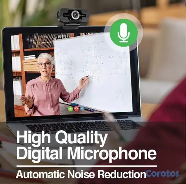 camaras y audio - Webcam Full HD 1080P Argom + TRÍPODE Y MICRÓFONO 🎤 6