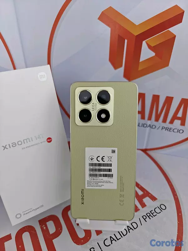 celulares y tabletas - XIAOMI 14T 5G, 12GB RAM 256GB ROM  12