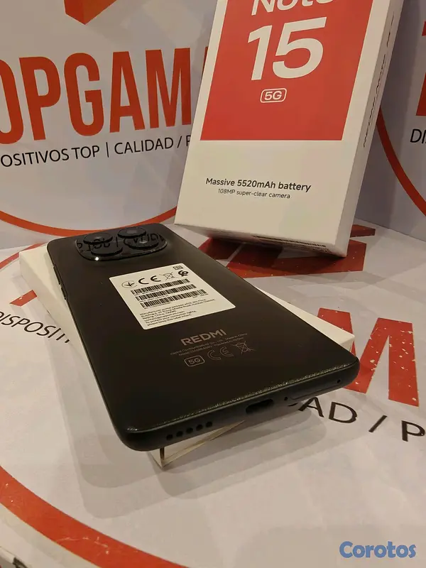 celulares y tabletas - REDMI NOTE 15 5G, 8GB RAM 256GB ROM 7