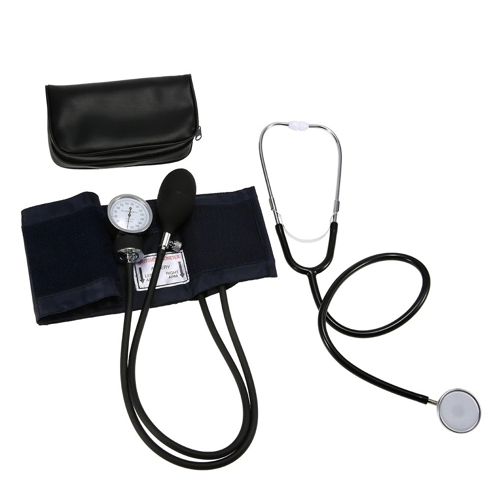 salud y belleza - Monitor de presion Esfigmomanometro Estetoscopio Equipo medico Medidor arterial 8
