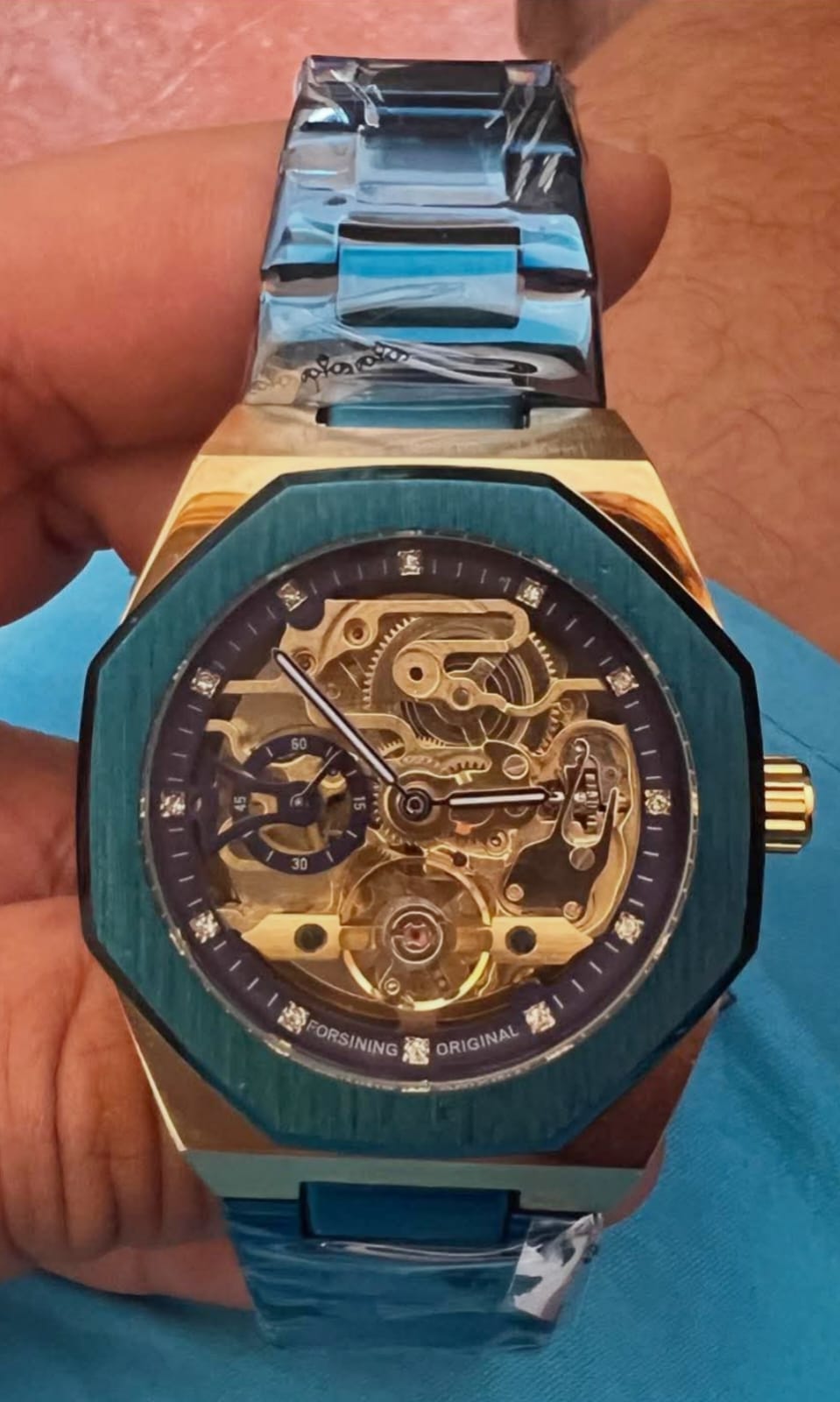 joyas, relojes y accesorios - Reloj Forsining diseño transparente automatico 0