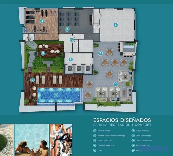 apartamentos - Apartamento listo en piantini de 1 dormitorio 2