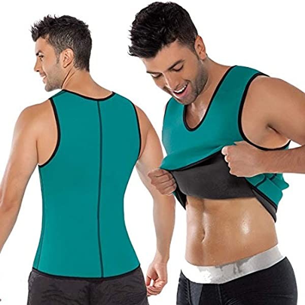 deportes - Chaleco Sauna Hombre Sauna Vest Zipper Compresion de Neopreno cierre 3