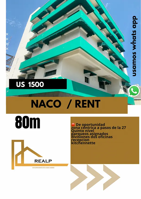 oficinas y locales comerciales - Local corporativo en Naco 1