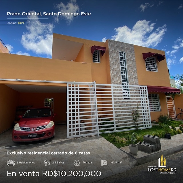 casas - Venta de casa en la Autopista de San Isidro Prado Oriental residencial cerrado 0