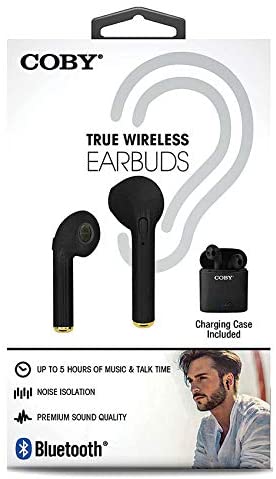 computadoras y laptops - AUDIFONO CON MICROFONO COBY EARPODS BLUETOOTH, NEGRO  CETW511BLK 0