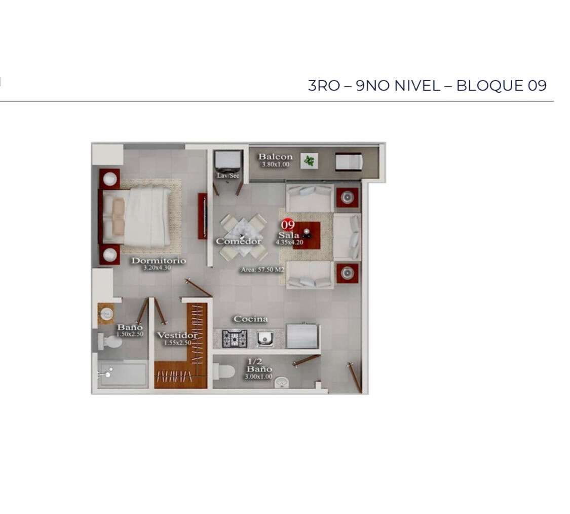 apartamentos - Apartamento perfecto para inversión Evaristo Morales una habitación 6