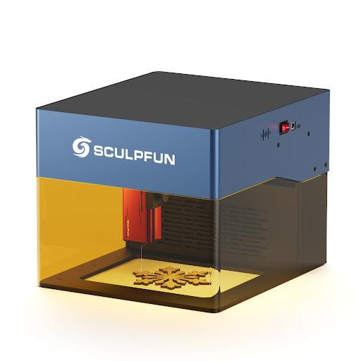 otros electronicos - Máquina de Grabado Láser Mini Sculpfun iCube 5W 1