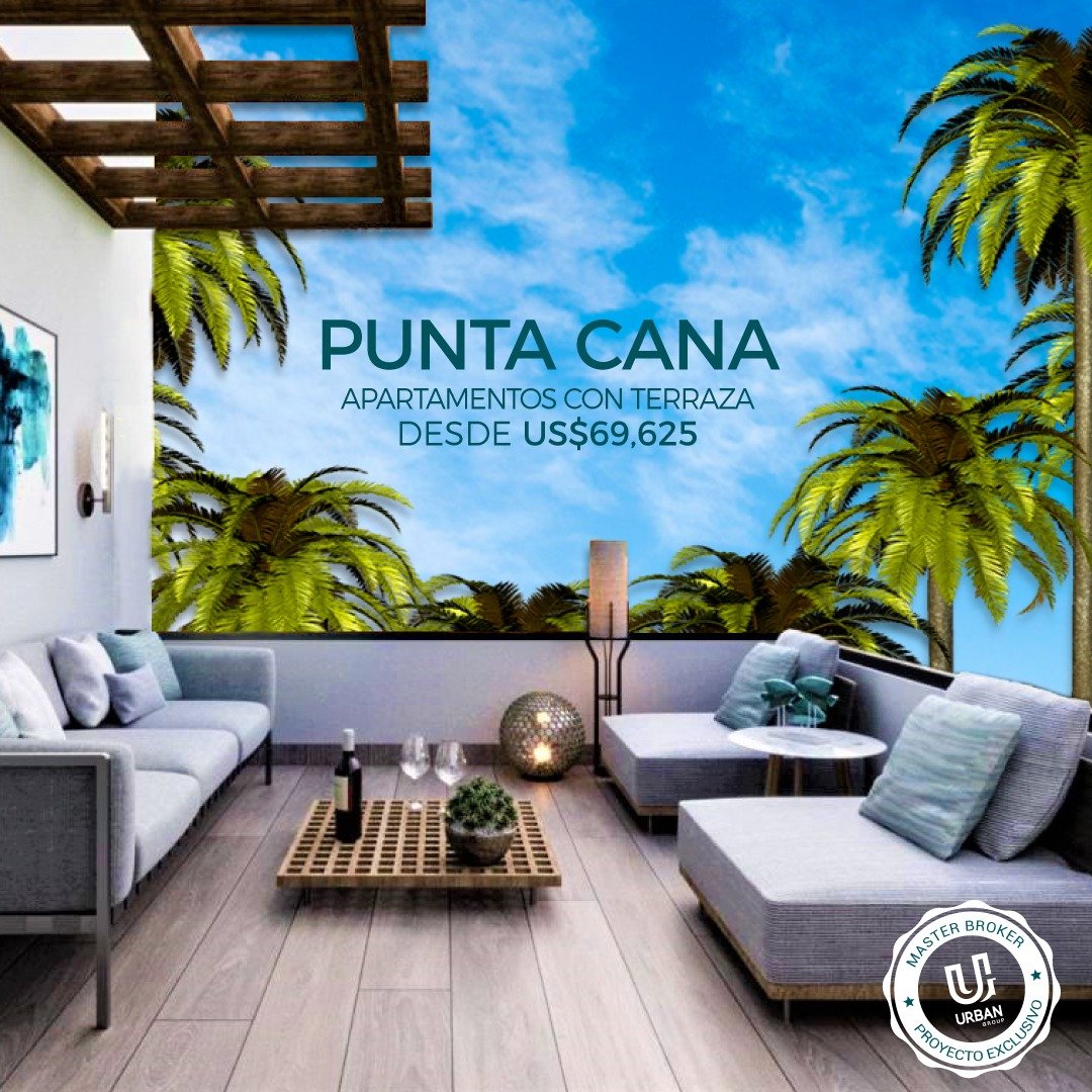 apartamentos - Apartamento con terraza en Punta Cana