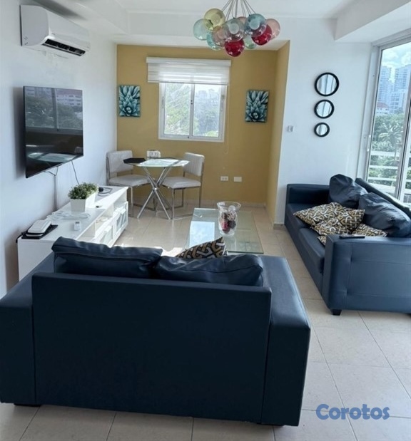 apartamentos - Apartamento amueblado en Gazcue de 1 hab 2