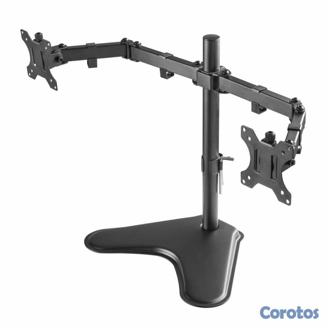 computadoras y laptops - SOPORTE PARA MONITOR DUAL, ARGOM, PARA MONITORES HASTA 32 PULGADAS  2