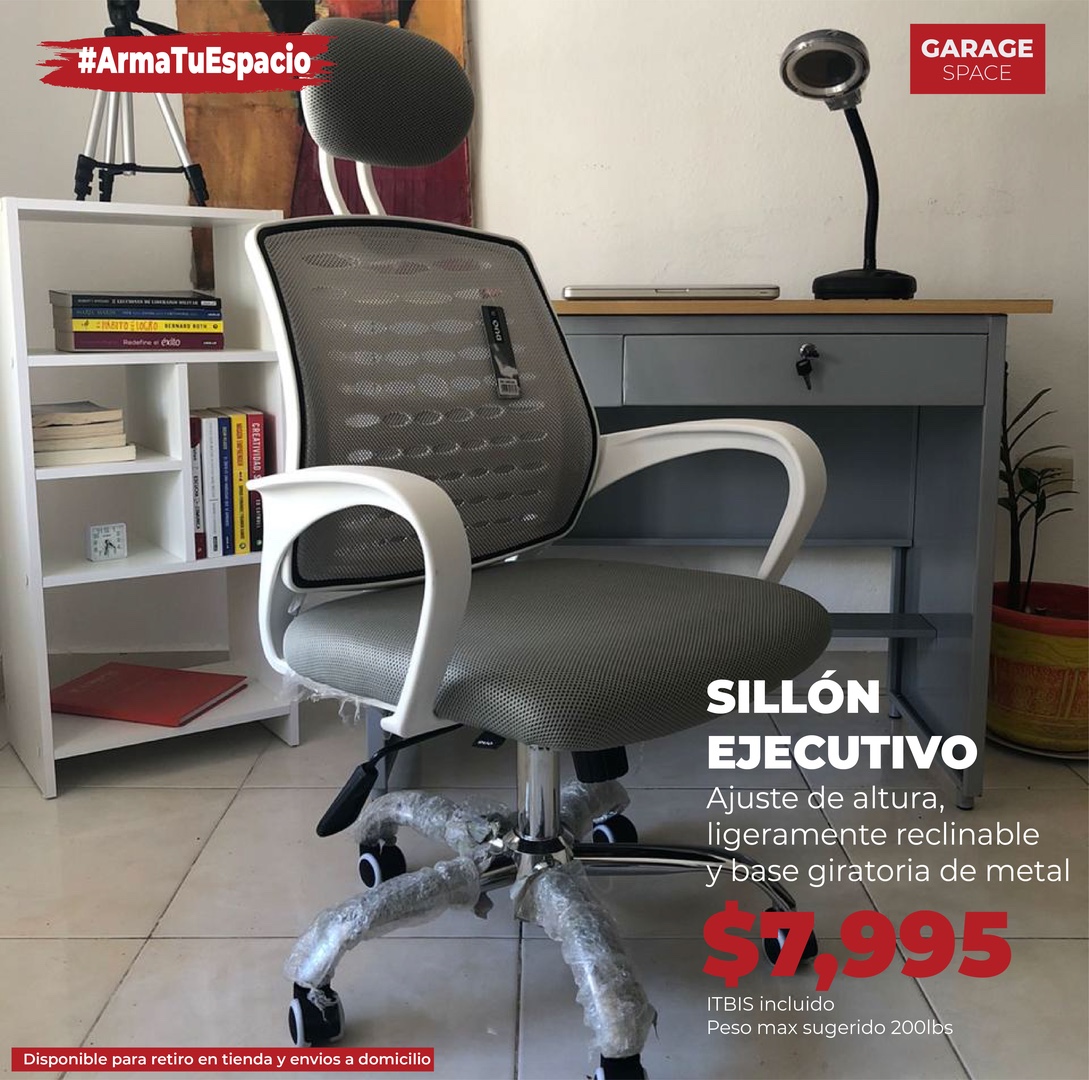 articulos de oficina - Silla sillon  de Oficina blanca 