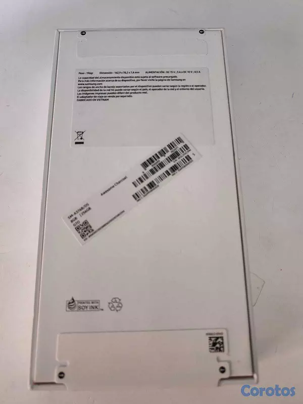 celulares y tabletas - Samsung Galaxy A37 5G 256GB NUEVO — IP68 · 6 años  2