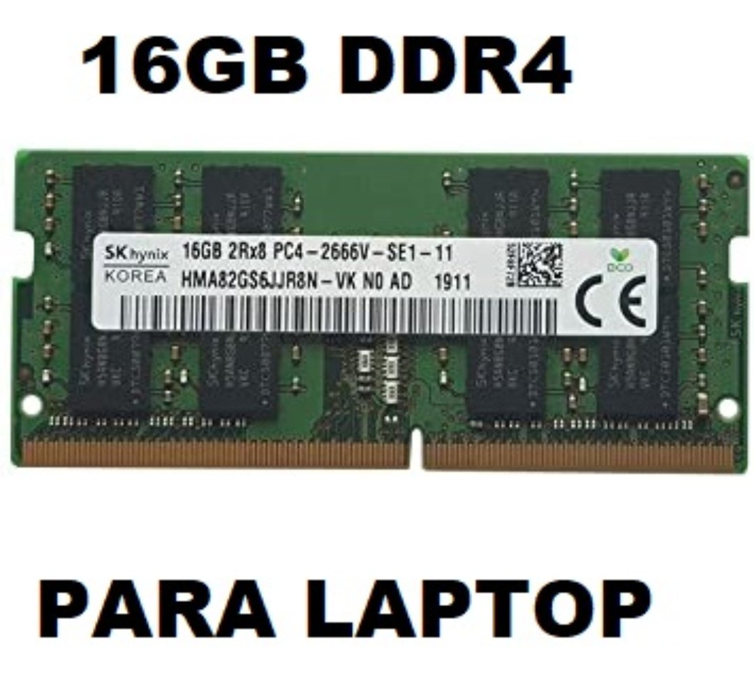 MEMORIA DDR4 PARA LAPTOP 16GB X 1 $4,500 O KIT 32GB $8,000