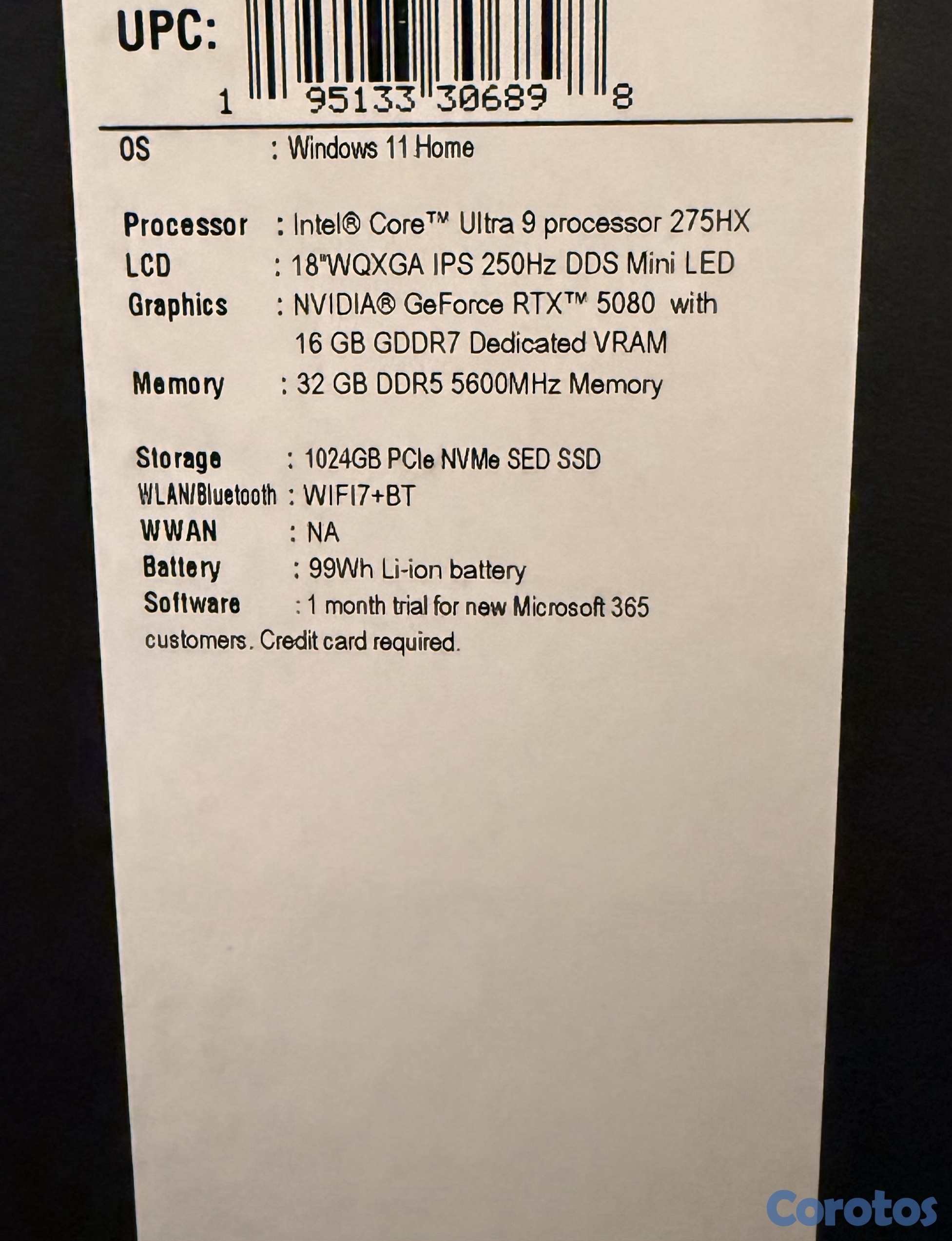 computadoras y laptops - laptop Acer Predator Helios 18 Ai  2