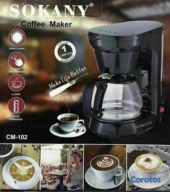 cocina - CAFETERA SOKANY CM-102 5 Tazas 2