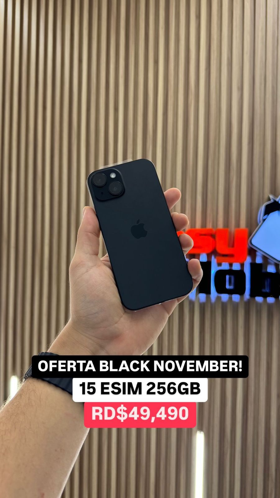celulares y tabletas - iPHONE 15 ESIM 256GB 