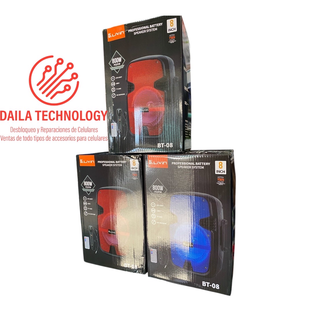 celulares y tabletas - BOCINA 🔈 Bluetooth de 8 0
