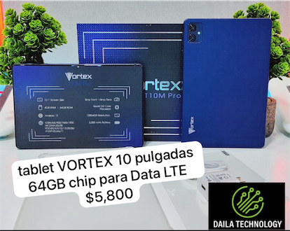 celulares y tabletas - TABLET VORTEX 10 pulgadas  0