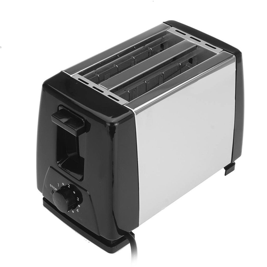 cocina - Tostadora eléctrica de 2 rebanadas de calefacción rápida automática
