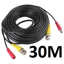 camaras y audio - Cable BNC CCTV para camara de seguridad de 30 metros 0
