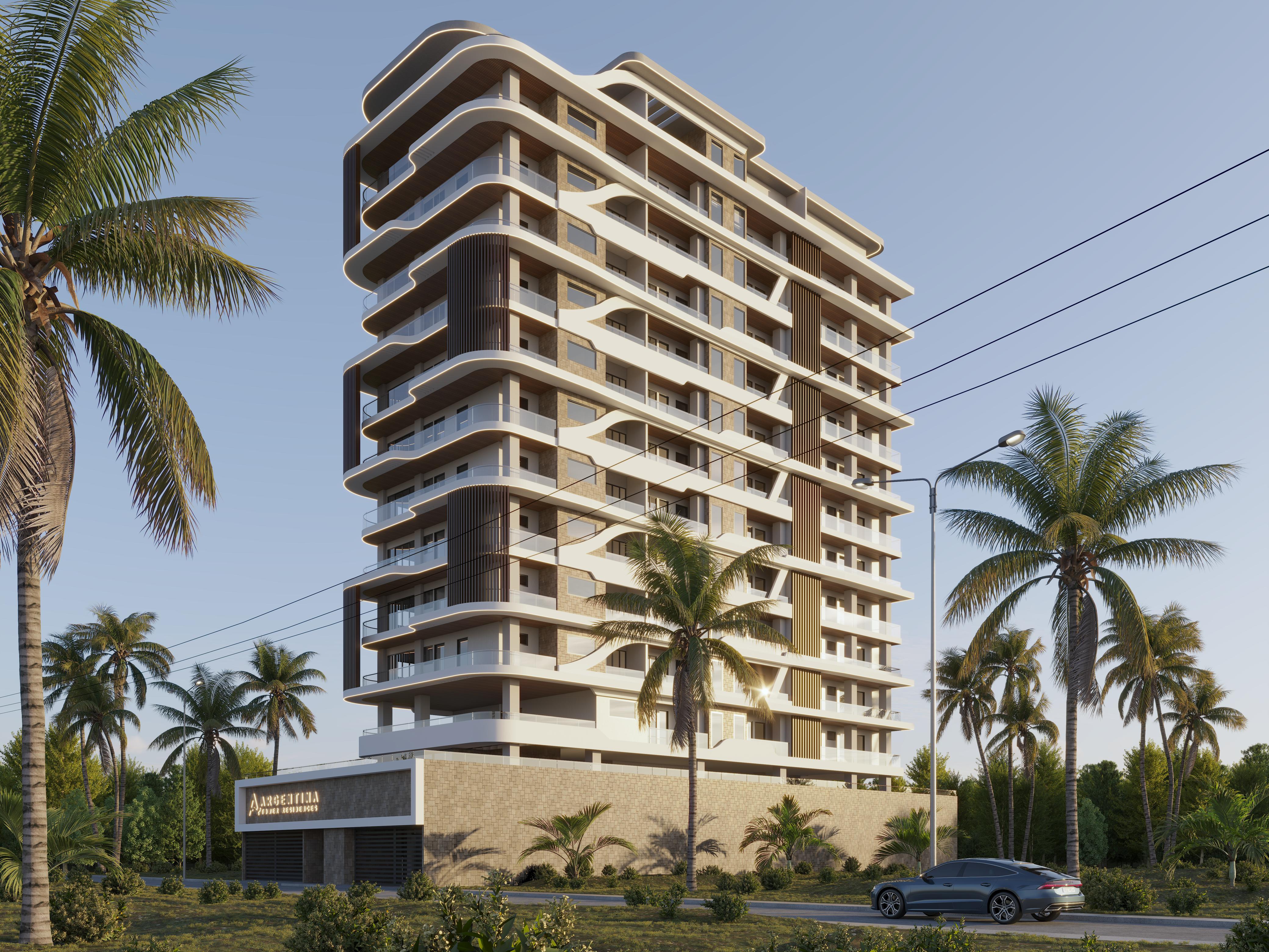apartamentos - Majestuosa Torre en Ave. Republica de Argentina  0