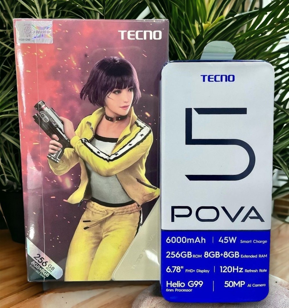 celulares y tabletas - Celular Tecno pova 5 16/256gb