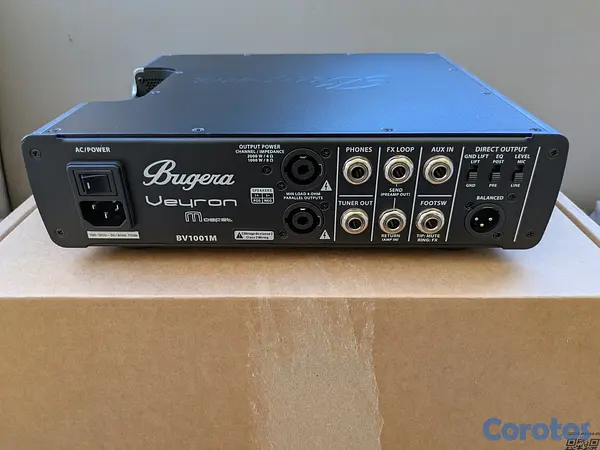 instrumentos musicales - Cabezal Amp Bugera Veyron 2000 watts 6