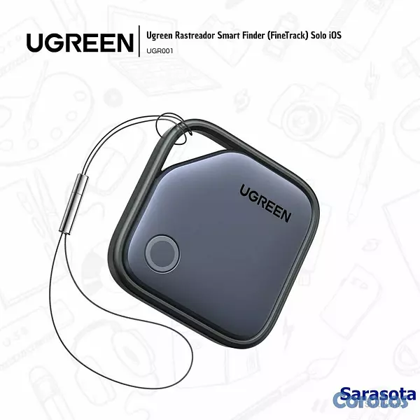 accesorios para electronica - Ugreen Rastreador Smart Finder (FineTrack) Solo iO 4