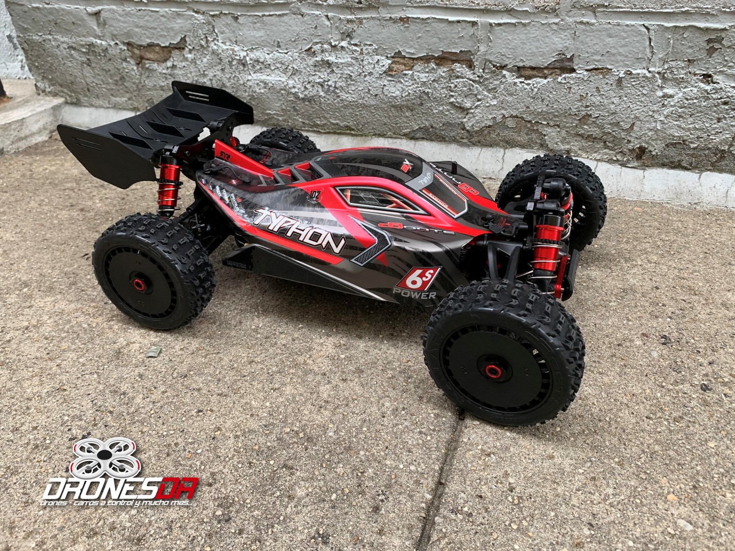 hobby y coleccion - Carro a control ARRMA RC Car 1/8 Typhon 6S V5 4WD BLX 70 MPH - Carro RC