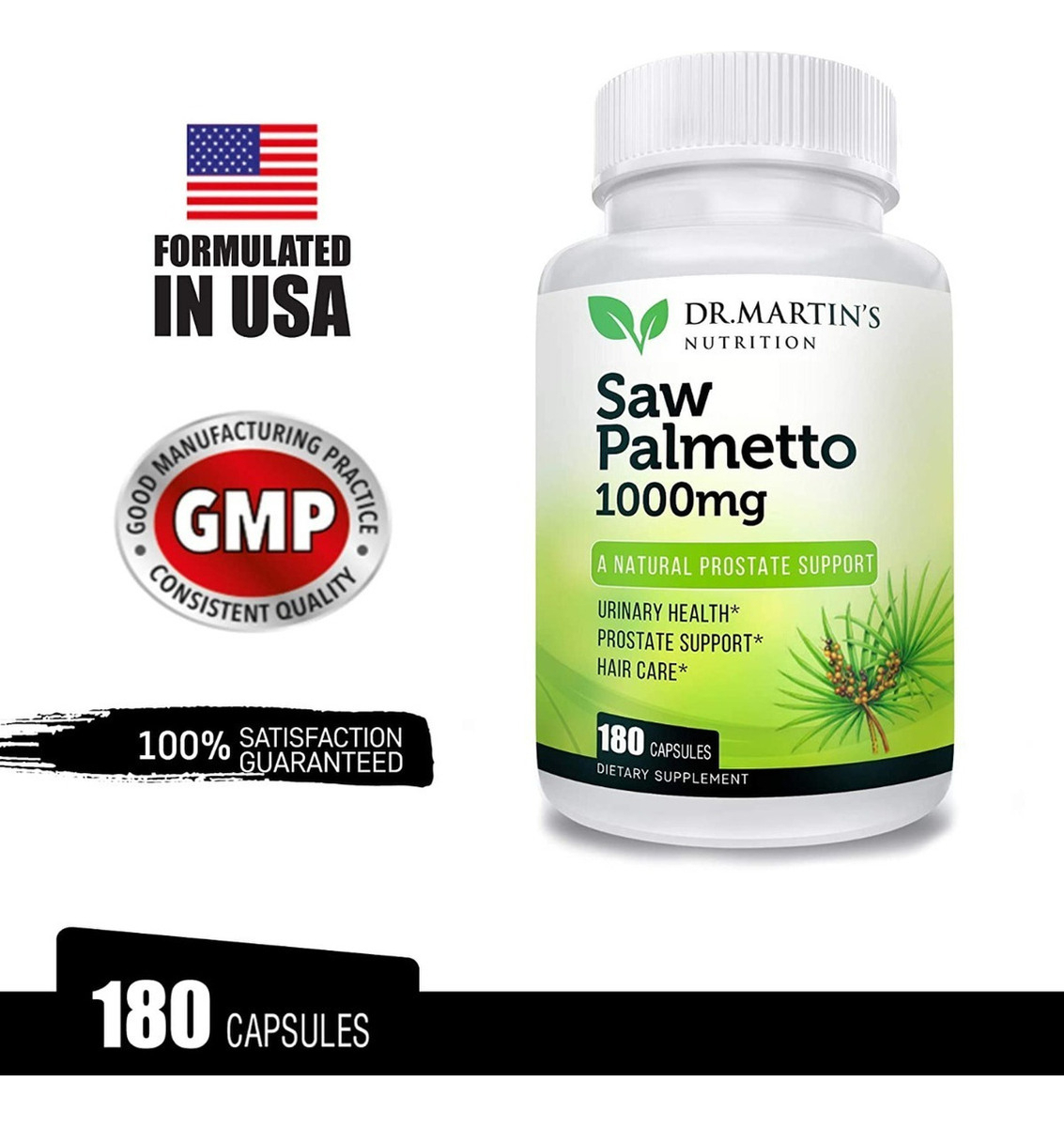 Salud y Equipamiento Médico - Palmetto De Super Fuerza Prostata Miccion 180 Capsulas 6