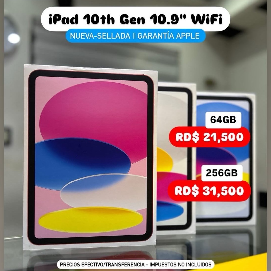 celulares y tabletas - IPAD 10TH GEN 64GB y 256GB SELLADAS OFERTA‼️ 0
