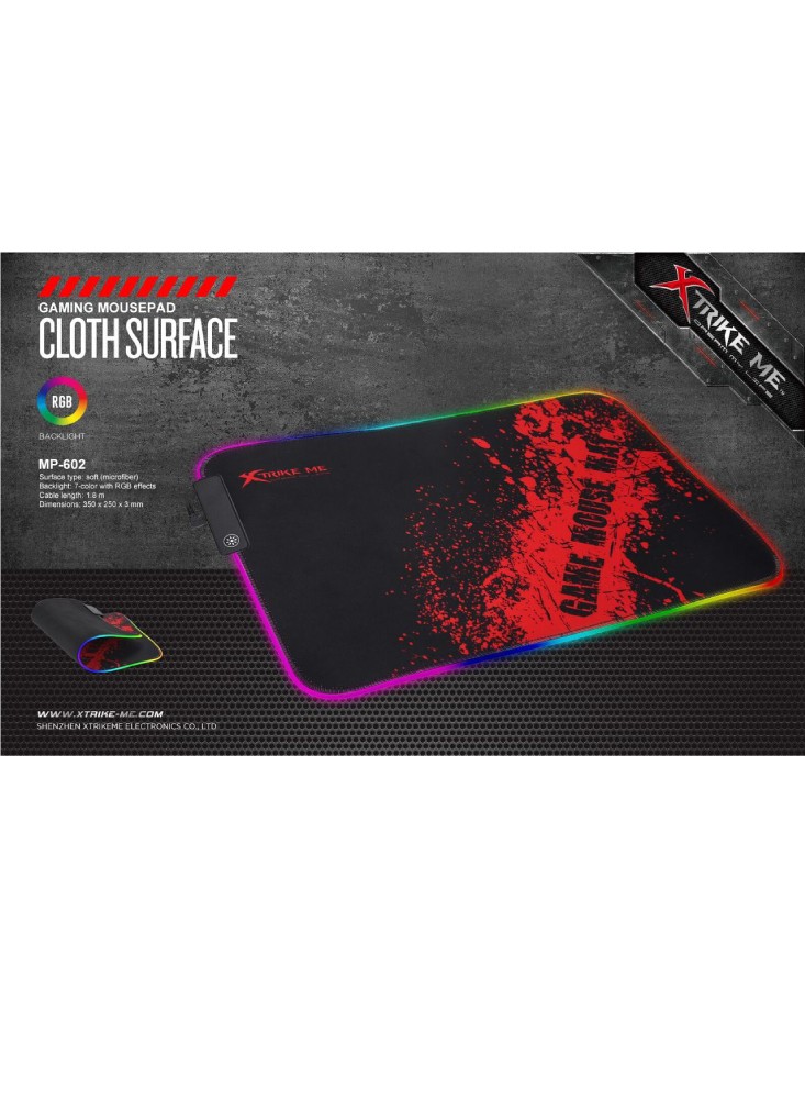computadoras y laptops - MOUSE PAD GAMING CON LUCES XTRIKE ME
MP602 0