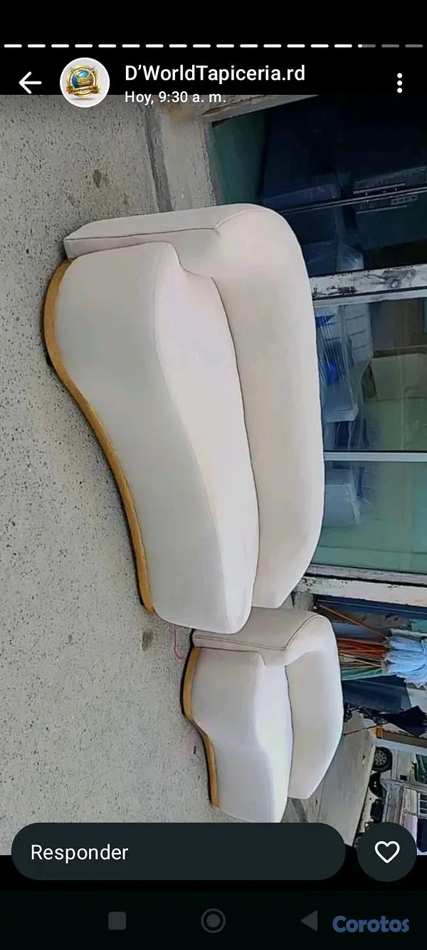 muebles y colchones - juego de muebles curvo moderno 6