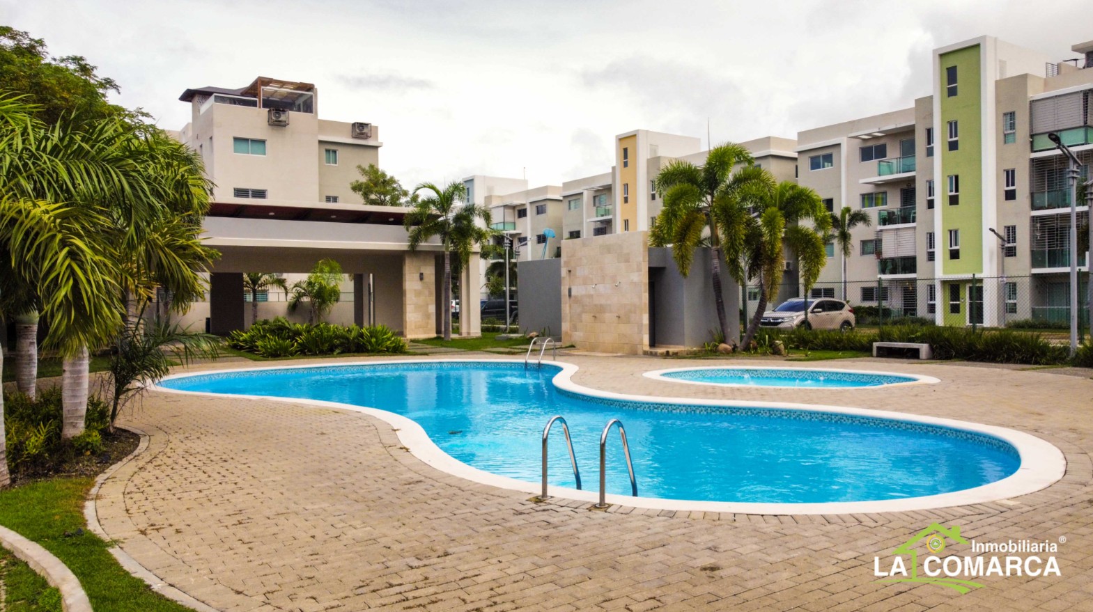 apartamentos - Apartamento con piscina en Llanos de Gurabo
