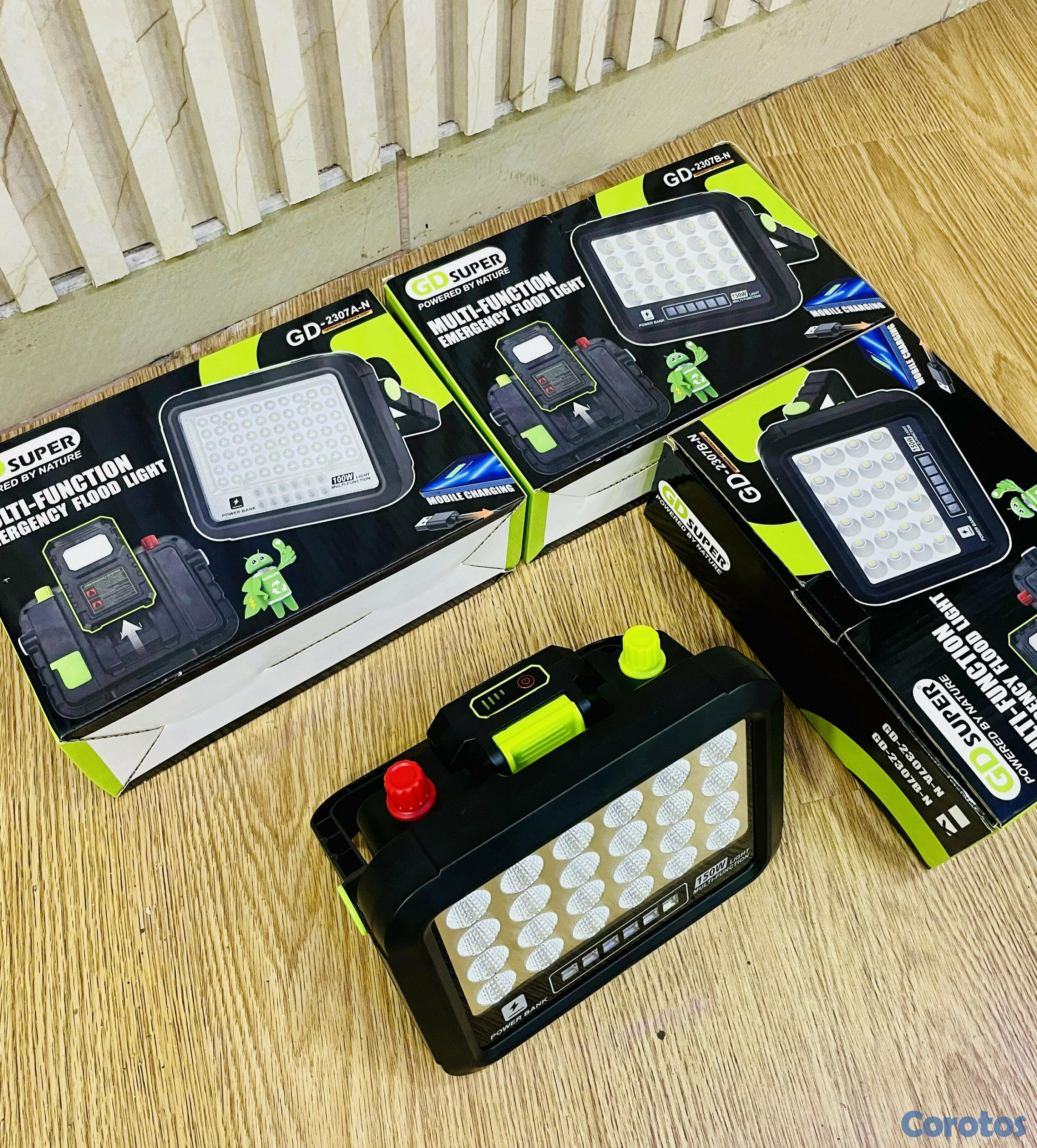 otros electronicos - ✨👌Luz led portatil de 150w de pontencia.
Trae bateria que funciona como Pawer   9