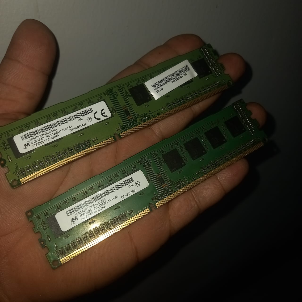 computadoras y laptops - 2 Memoria RAM DDR3 4Gb 0