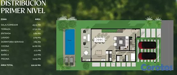 casas vacacionales y villas - For sale Villa en Vista cana con plan de pago 3