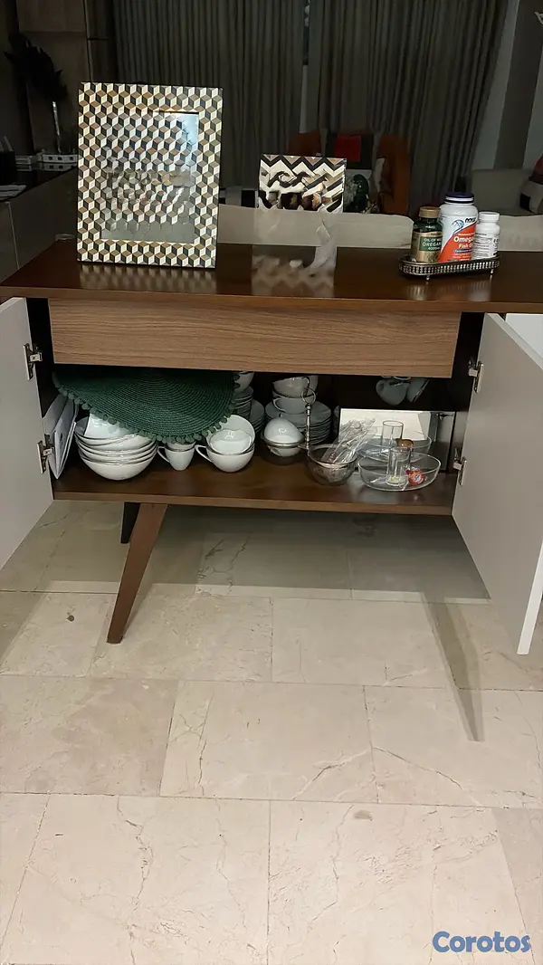 decoración y accesorios - CREDENZA EN MADERA ESTILO MODERNO 4