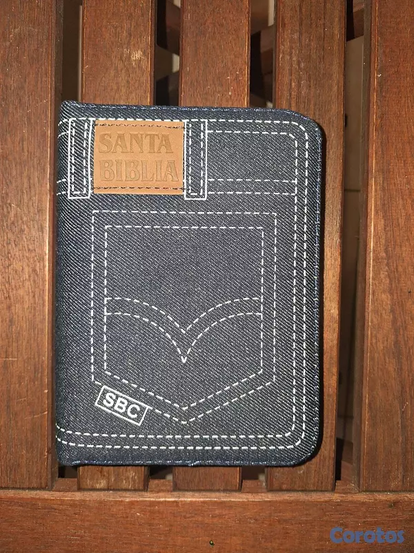 accesorios - Biblia con cover de jean 3